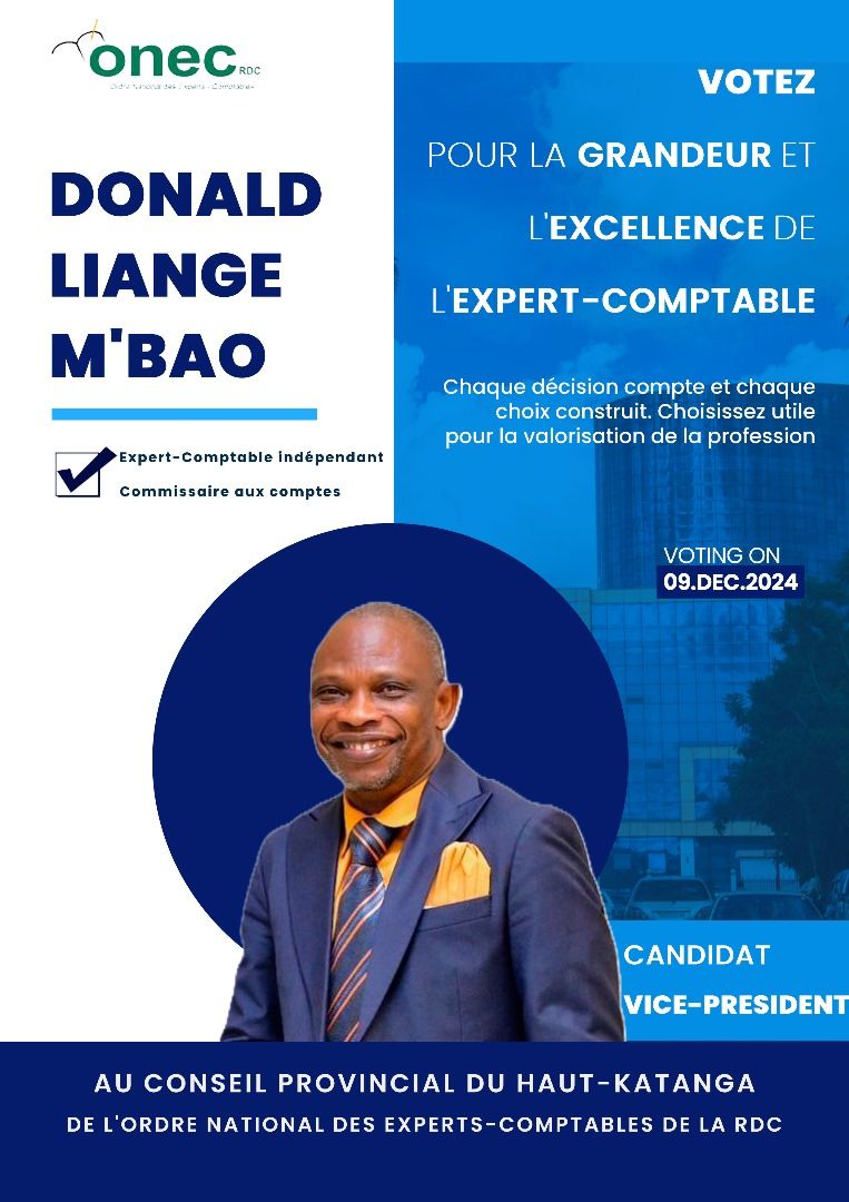 New Excofi SAS-ÉLECTIONS DE MEMBRES DU CONSEIL PROVINCIAL DE L'ONEC / HAUT-KATANGA, POOL DE LUBUMBASHI